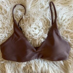J. Crew Brown Bikini Top
